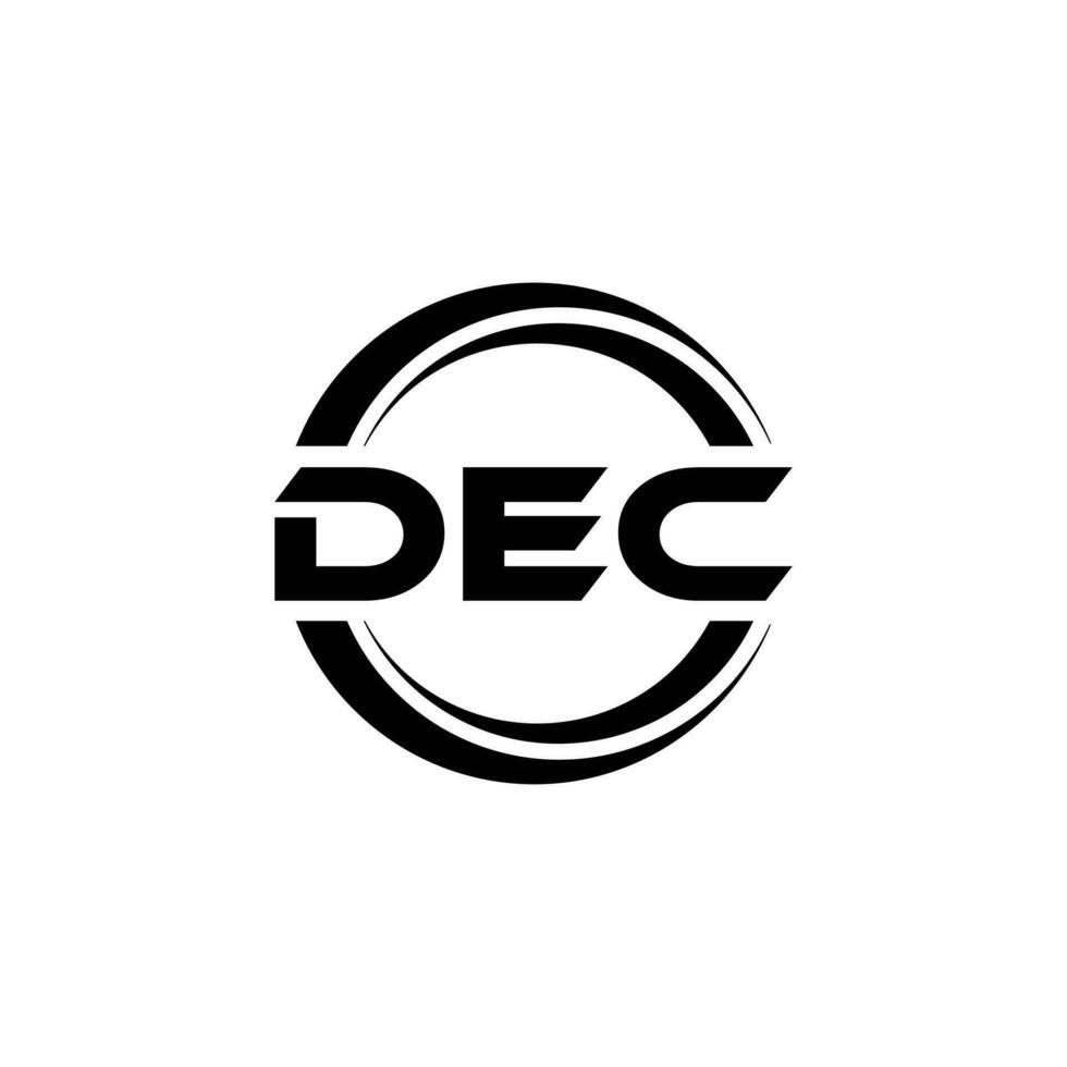 DEC Logo Design, Inspiration for a Unique Identity. Modern Elegance and Creative Design. Watermark Your Success with the Striking this Logo. vector