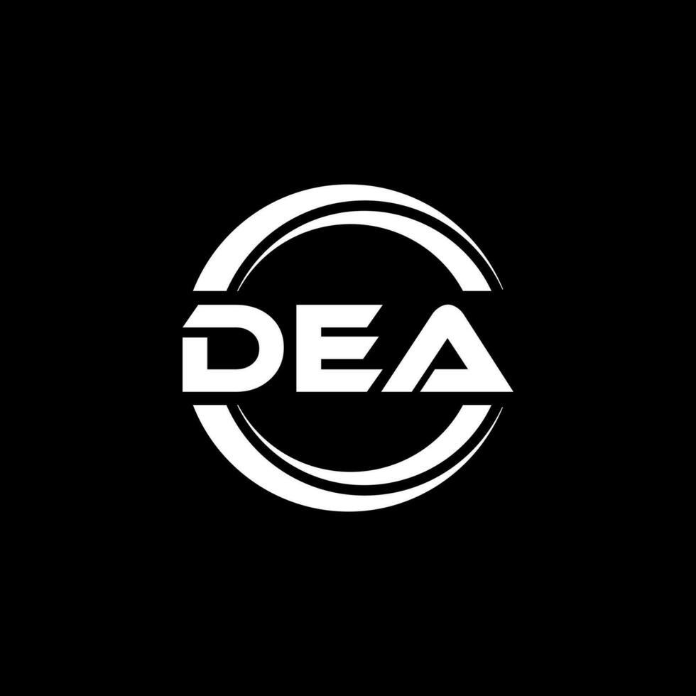 DEA Logo Design, Inspiration for a Unique Identity. Modern Elegance and Creative Design. Watermark Your Success with the Striking this Logo. vector