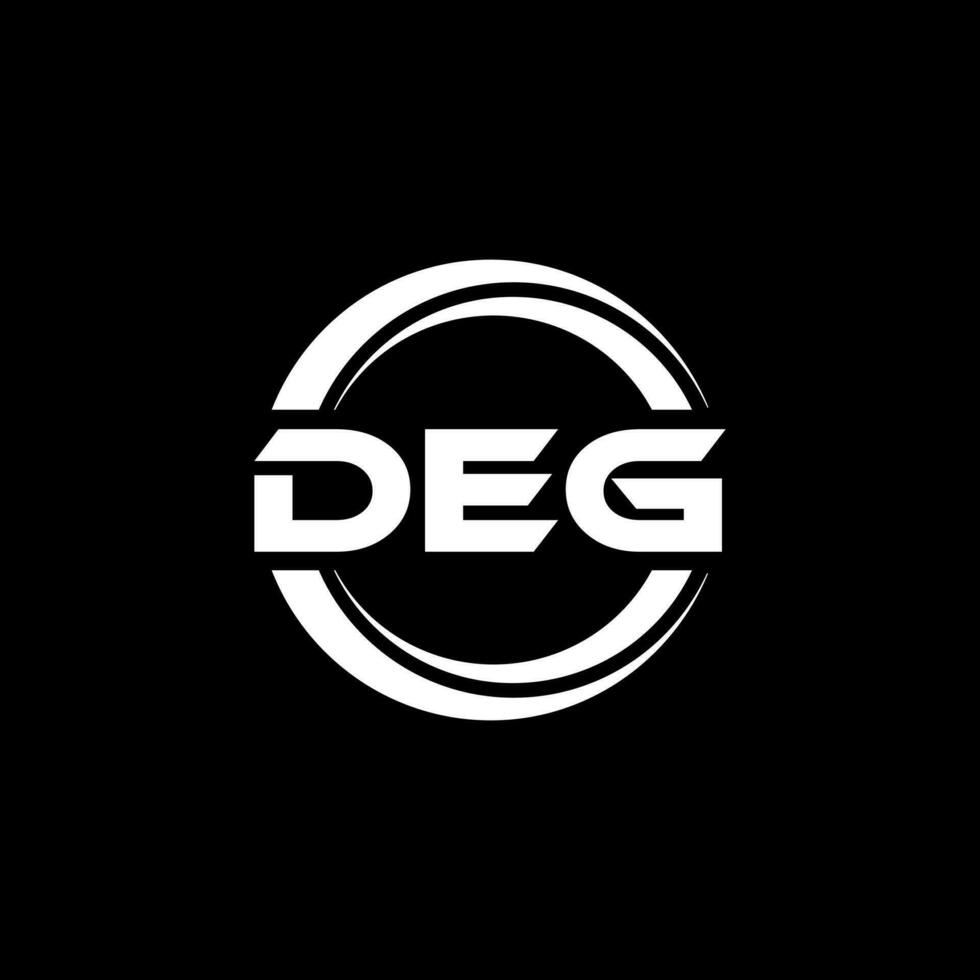 DEG Logo Design, Inspiration for a Unique Identity. Modern Elegance and Creative Design. Watermark Your Success with the Striking this Logo. vector