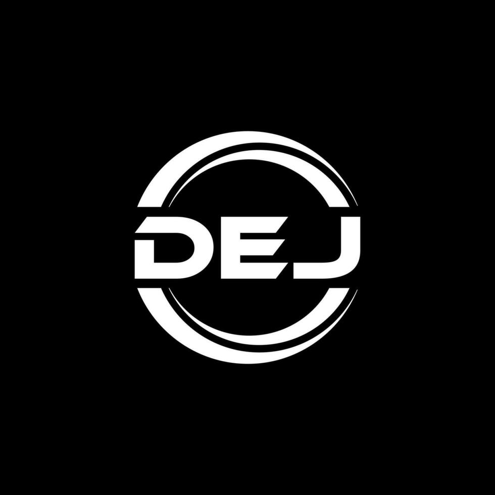 DEJ Logo Design, Inspiration for a Unique Identity. Modern Elegance and Creative Design. Watermark Your Success with the Striking this Logo. vector
