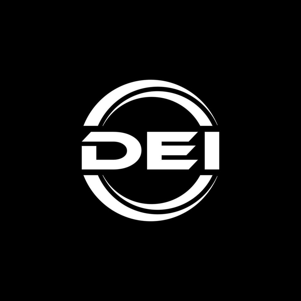 DEI Logo Design, Inspiration for a Unique Identity. Modern Elegance and Creative Design. Watermark Your Success with the Striking this Logo. vector