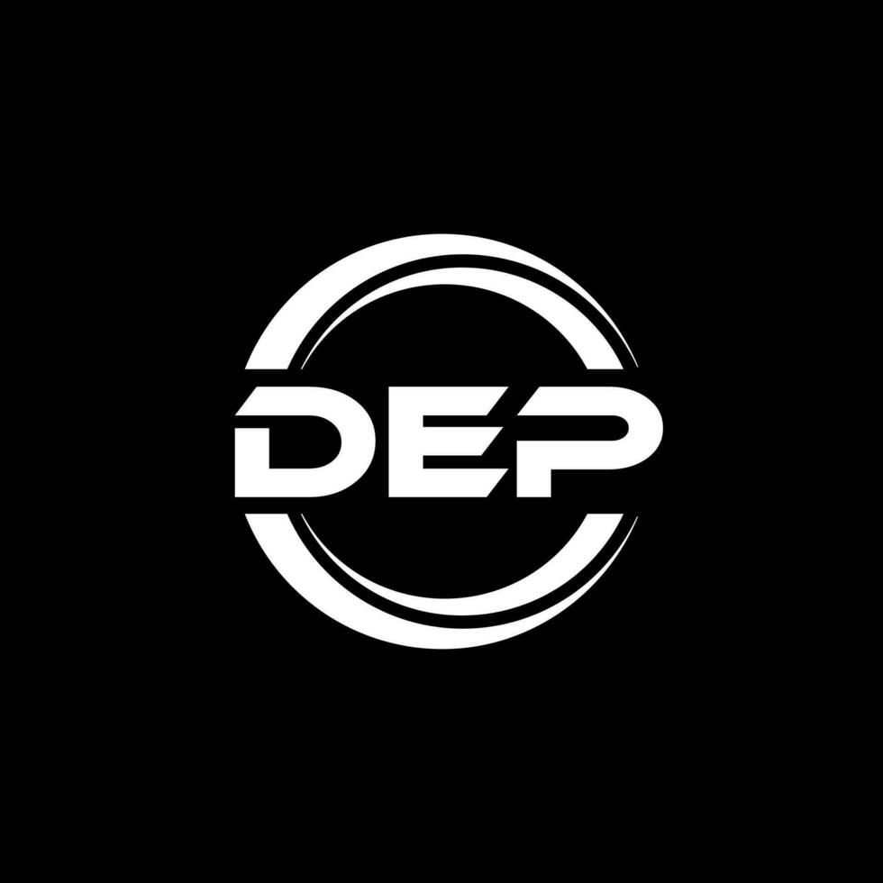 DEP Logo Design, Inspiration for a Unique Identity. Modern Elegance and Creative Design. Watermark Your Success with the Striking this Logo. vector