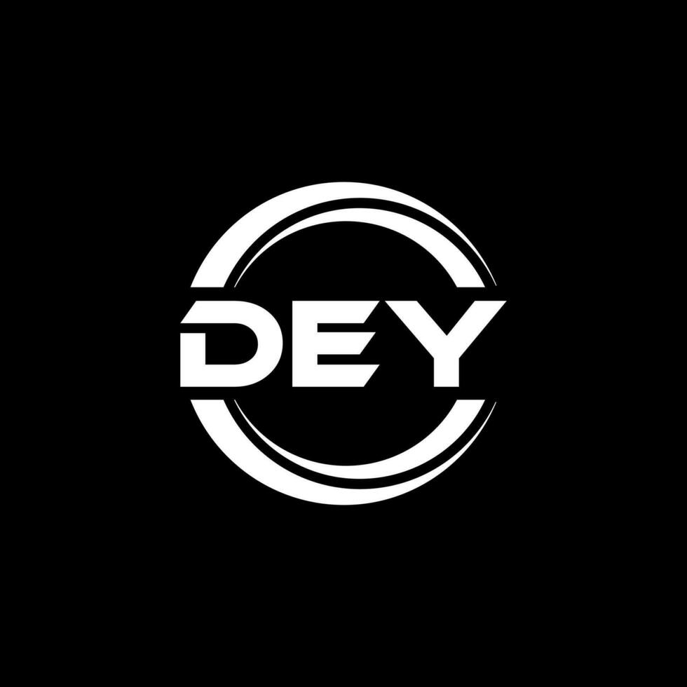 DEY Logo Design, Inspiration for a Unique Identity. Modern Elegance and Creative Design. Watermark Your Success with the Striking this Logo. vector