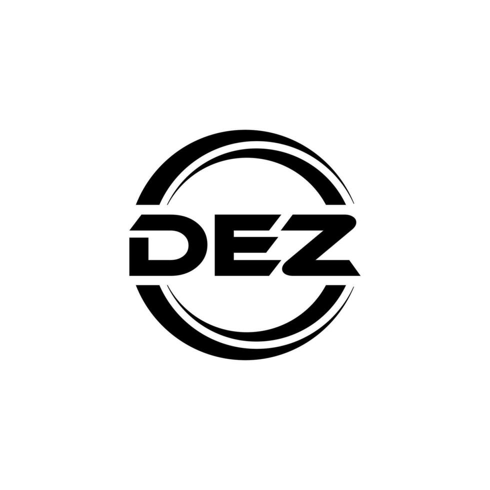 DEZ Logo Design, Inspiration for a Unique Identity. Modern Elegance and Creative Design. Watermark Your Success with the Striking this Logo. vector