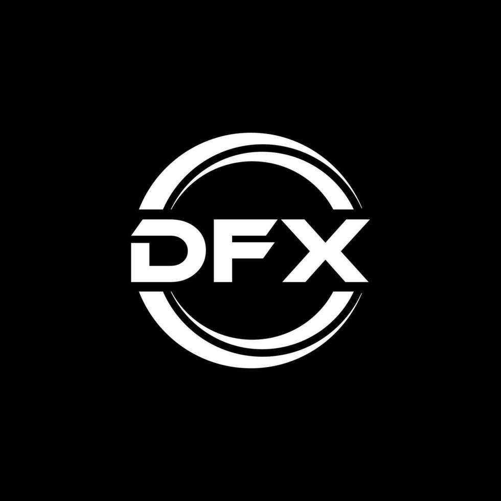 DFX Logo Design, Inspiration for a Unique Identity. Modern Elegance and Creative Design. Watermark Your Success with the Striking this Logo. vector