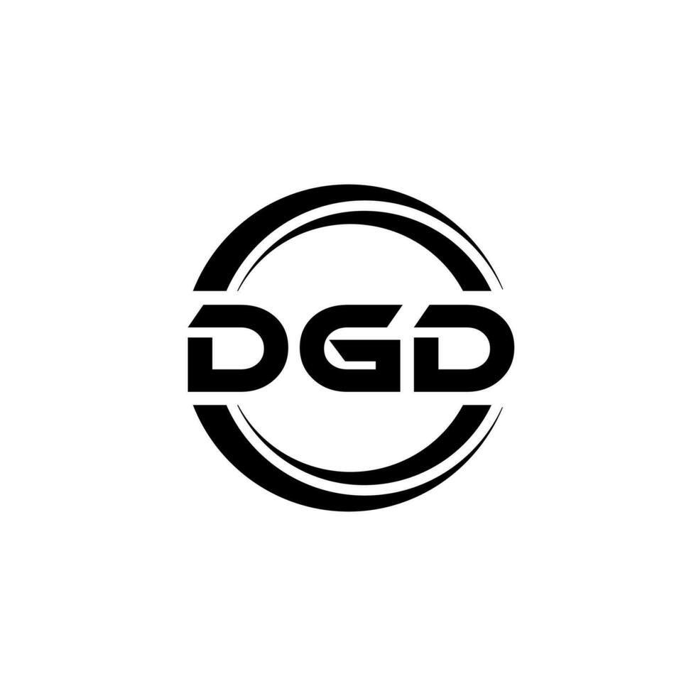 DGD Logo Design, Inspiration for a Unique Identity. Modern Elegance and Creative Design. Watermark Your Success with the Striking this Logo. vector