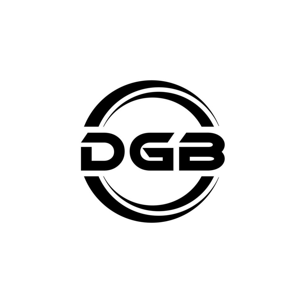 DGB Logo Design, Inspiration for a Unique Identity. Modern Elegance and Creative Design. Watermark Your Success with the Striking this Logo. vector