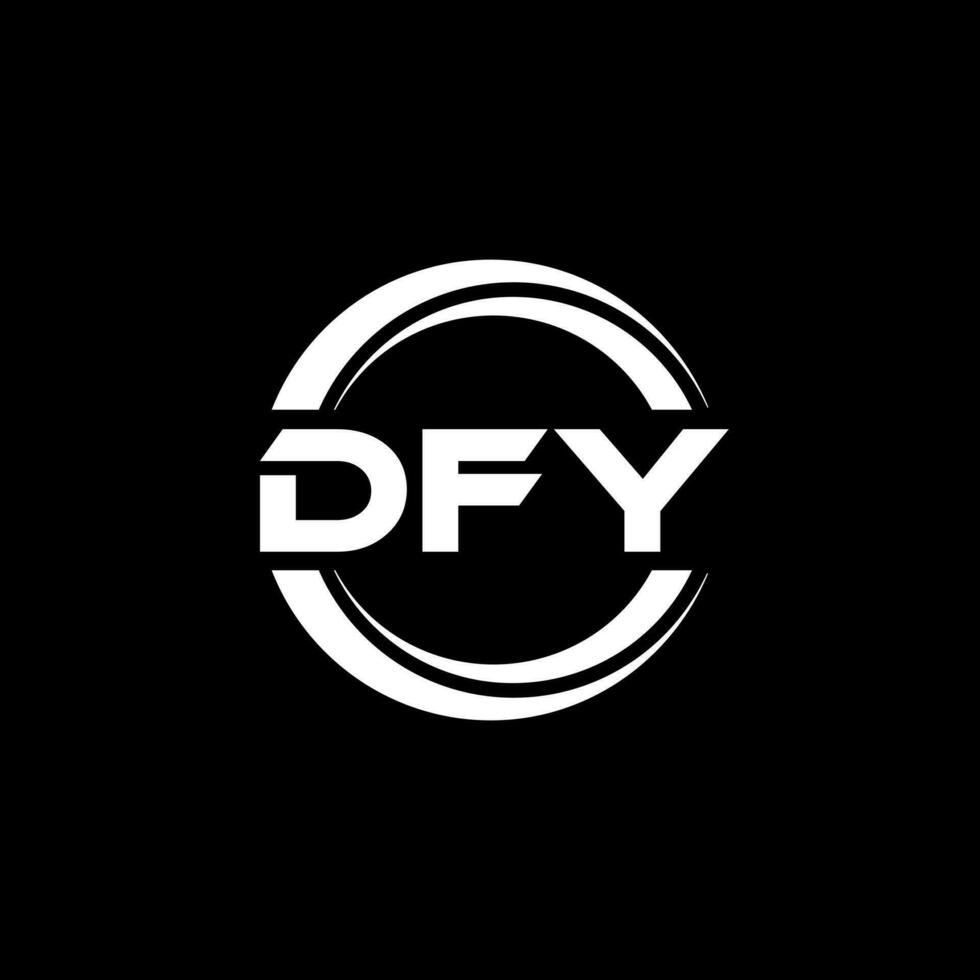 DFY Logo Design, Inspiration for a Unique Identity. Modern Elegance and Creative Design. Watermark Your Success with the Striking this Logo. vector