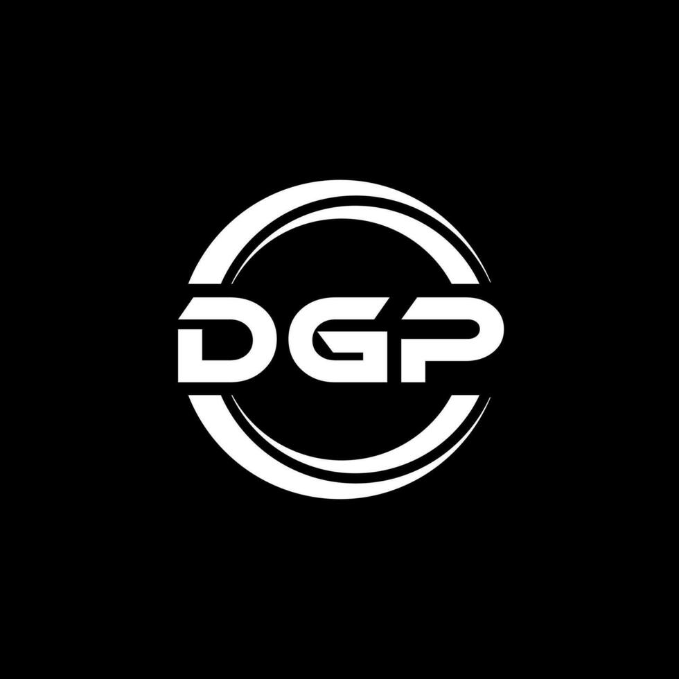 DGP Logo Design, Inspiration for a Unique Identity. Modern Elegance and Creative Design. Watermark Your Success with the Striking this Logo. vector