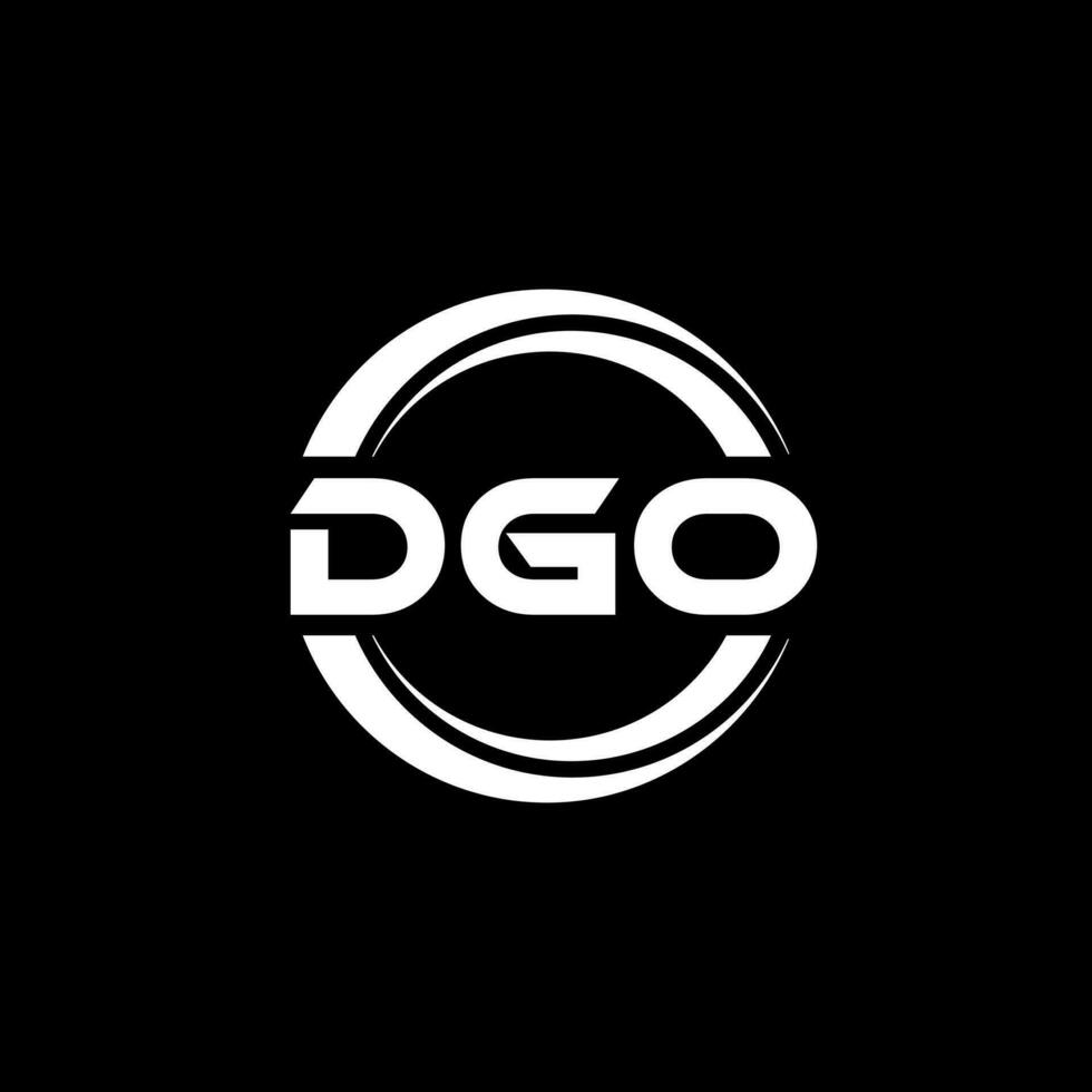 DGO Logo Design, Inspiration for a Unique Identity. Modern Elegance and Creative Design. Watermark Your Success with the Striking this Logo. vector
