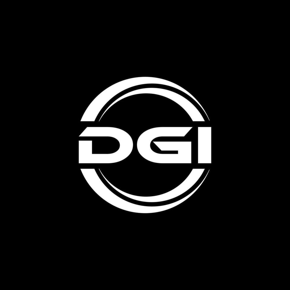 dgi logo diseño, inspiración para un único identidad. moderno elegancia y creativo diseño. filigrana tu éxito con el sorprendentes esta logo. vector