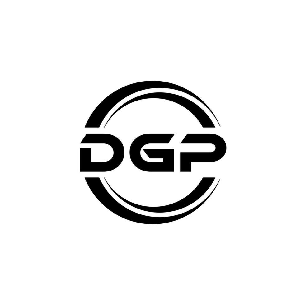 DGP Logo Design, Inspiration for a Unique Identity. Modern Elegance and Creative Design. Watermark Your Success with the Striking this Logo. vector