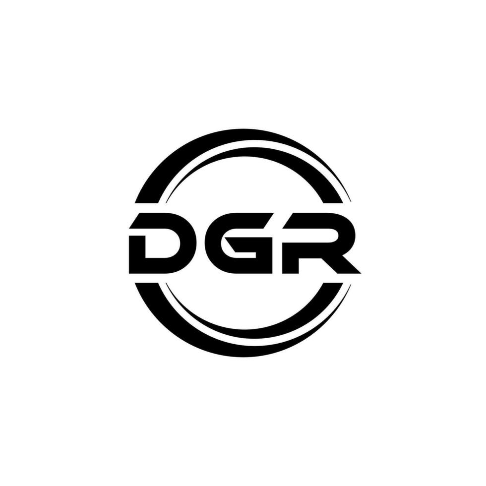 DGR Logo Design, Inspiration for a Unique Identity. Modern Elegance and Creative Design. Watermark Your Success with the Striking this Logo. vector