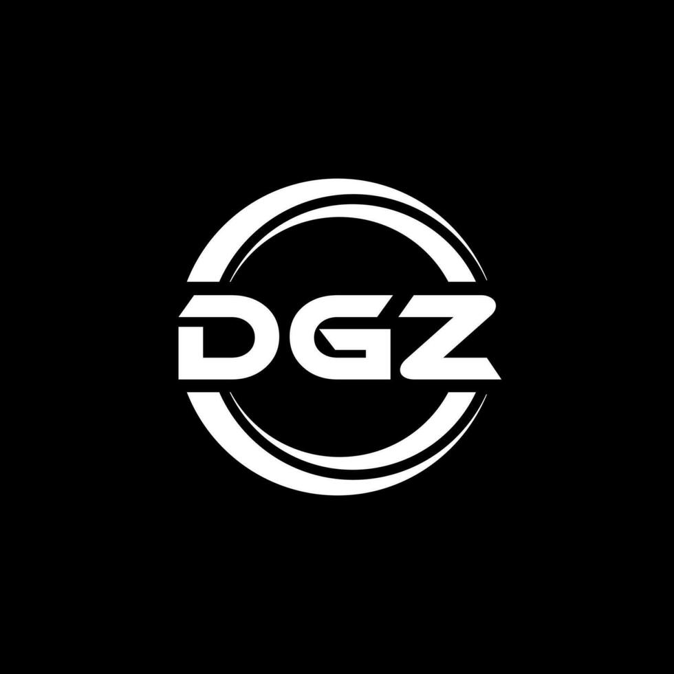 DGZ Logo Design, Inspiration for a Unique Identity. Modern Elegance and Creative Design. Watermark Your Success with the Striking this Logo. vector