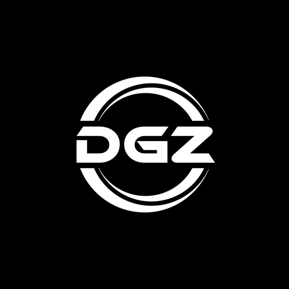 dgz logo diseño, inspiración para un único identidad. moderno elegancia y creativo diseño. filigrana tu éxito con el sorprendentes esta logo. vector