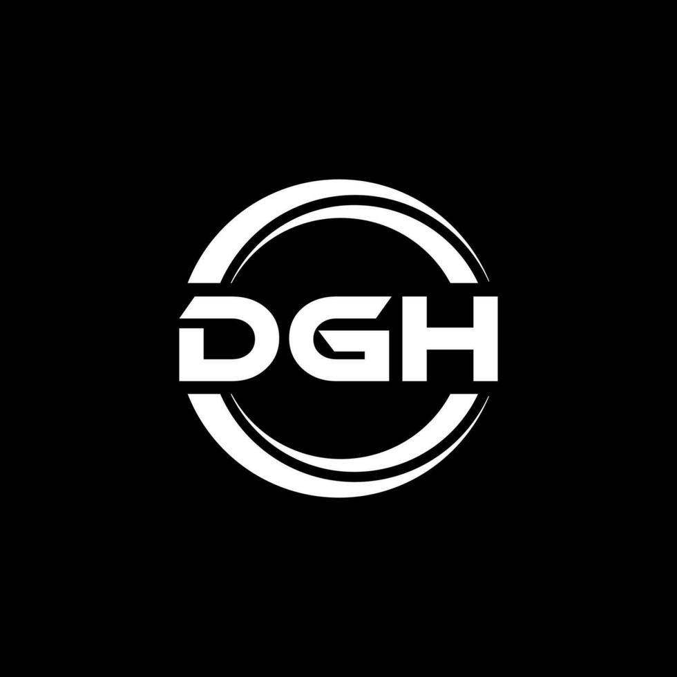 DGH Logo Design, Inspiration for a Unique Identity. Modern Elegance and Creative Design. Watermark Your Success with the Striking this Logo. vector