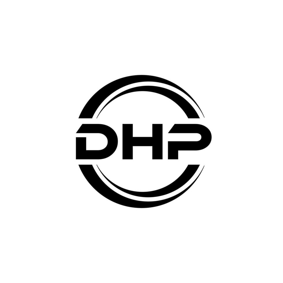 DHP Logo Design, Inspiration for a Unique Identity. Modern Elegance and Creative Design. Watermark Your Success with the Striking this Logo. vector
