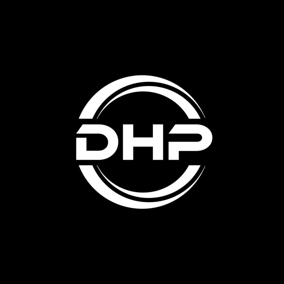 DHP Logo Design, Inspiration for a Unique Identity. Modern Elegance and Creative Design. Watermark Your Success with the Striking this Logo. vector