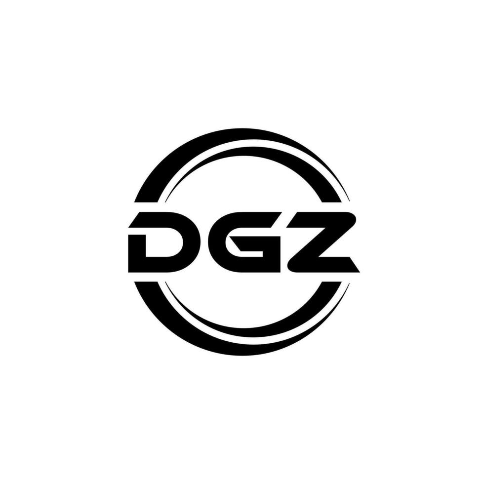 DGZ Logo Design, Inspiration for a Unique Identity. Modern Elegance and Creative Design. Watermark Your Success with the Striking this Logo. vector