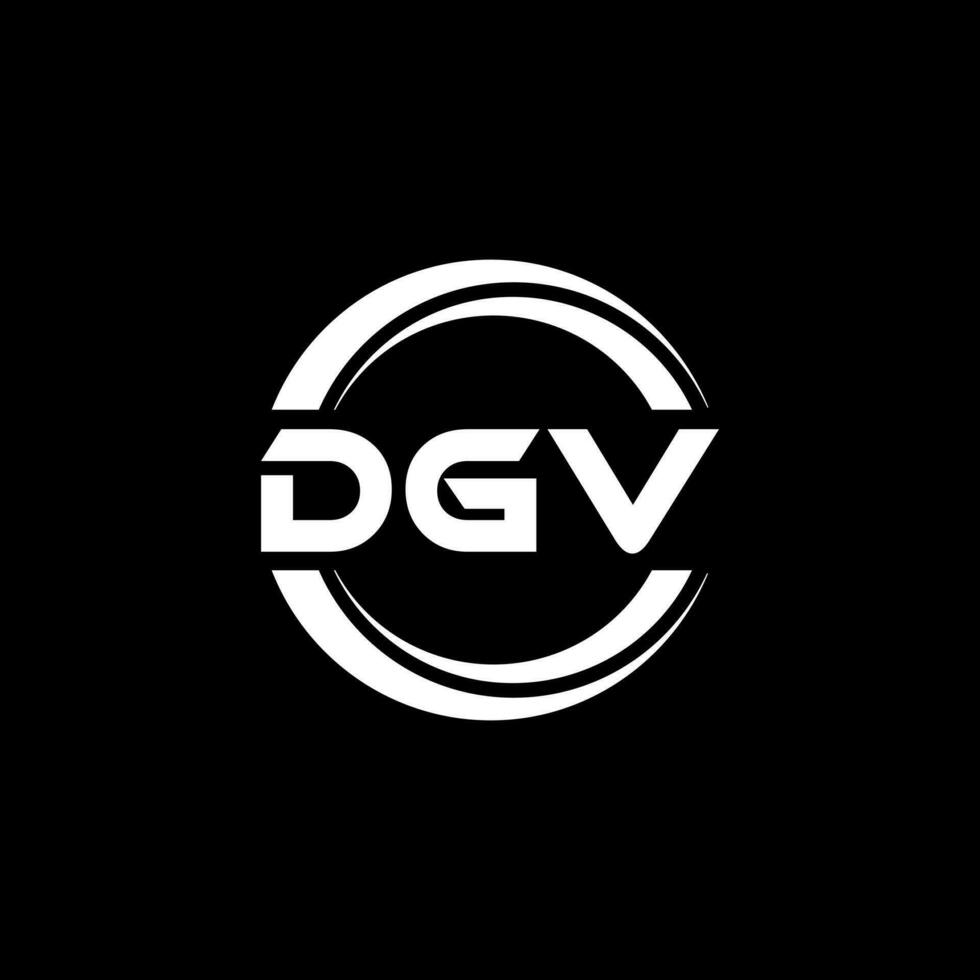 DGV Logo Design, Inspiration for a Unique Identity. Modern Elegance and Creative Design. Watermark Your Success with the Striking this Logo. vector