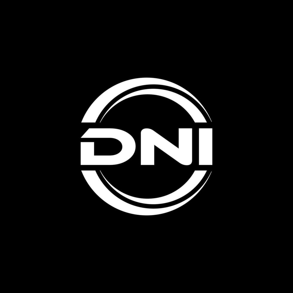 DNI Logo Design, Inspiration for a Unique Identity. Modern Elegance and Creative Design. Watermark Your Success with the Striking this Logo. vector