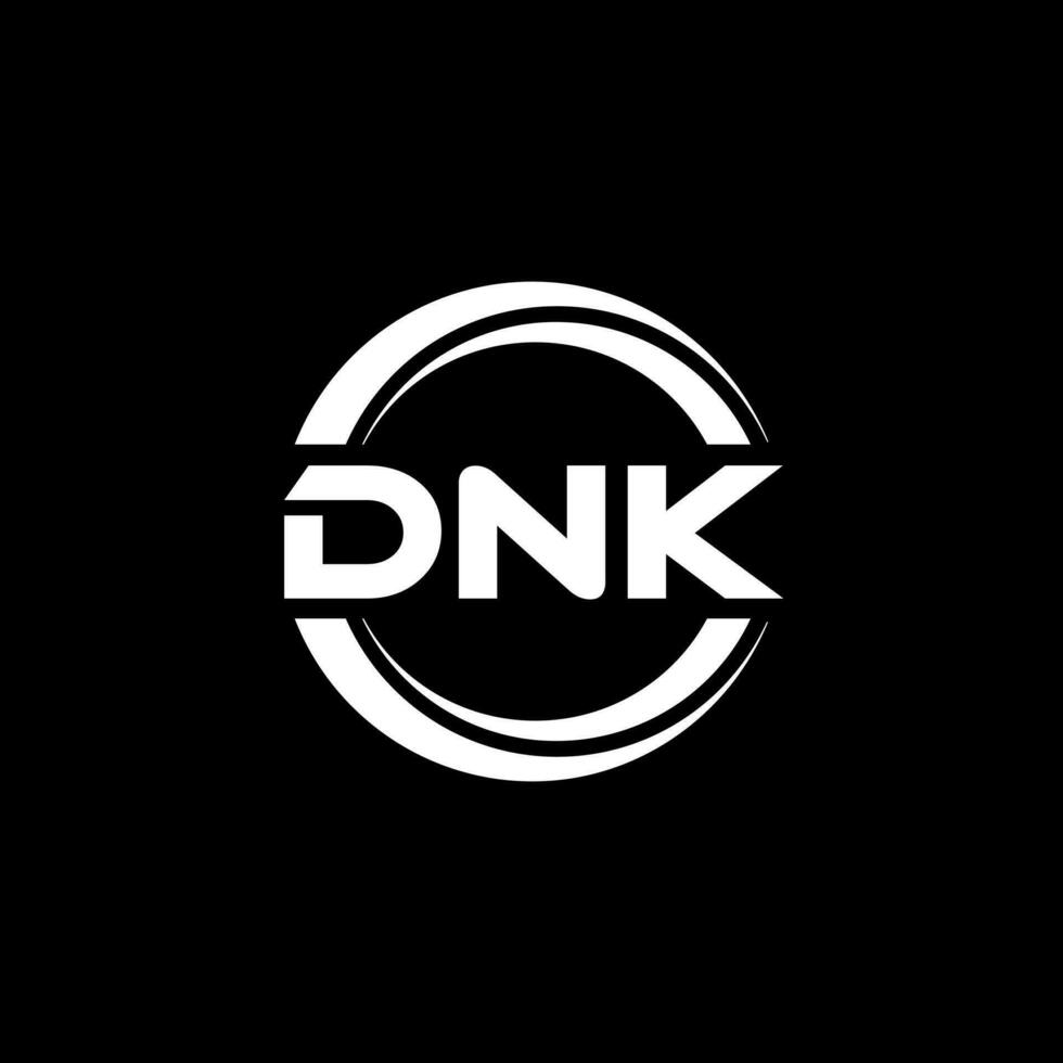 dnk logo diseño, inspiración para un único identidad. moderno elegancia y creativo diseño. filigrana tu éxito con el sorprendentes esta logo. vector