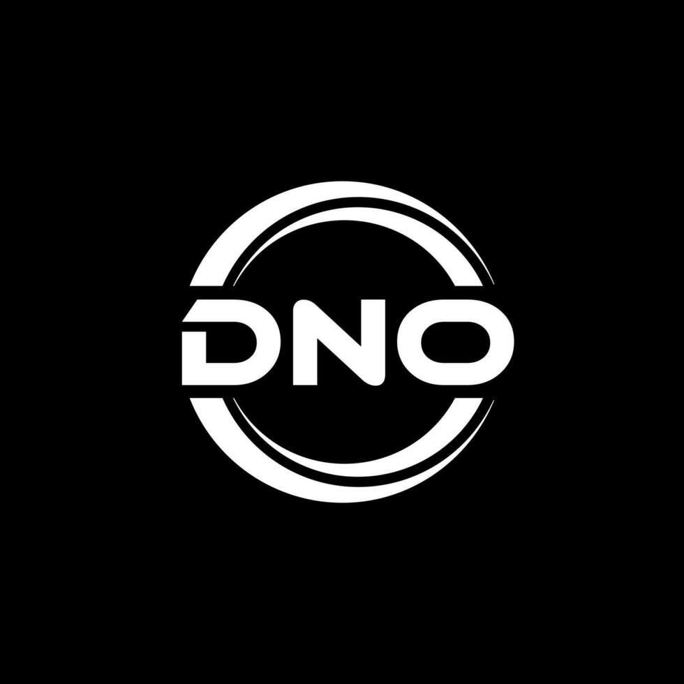 DNO Logo Design, Inspiration for a Unique Identity. Modern Elegance and Creative Design. Watermark Your Success with the Striking this Logo. vector