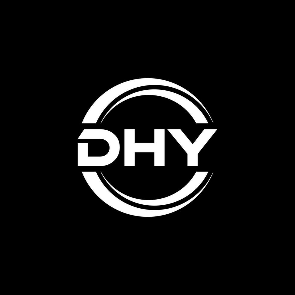 DHY Logo Design, Inspiration for a Unique Identity. Modern Elegance and Creative Design. Watermark Your Success with the Striking this Logo. vector