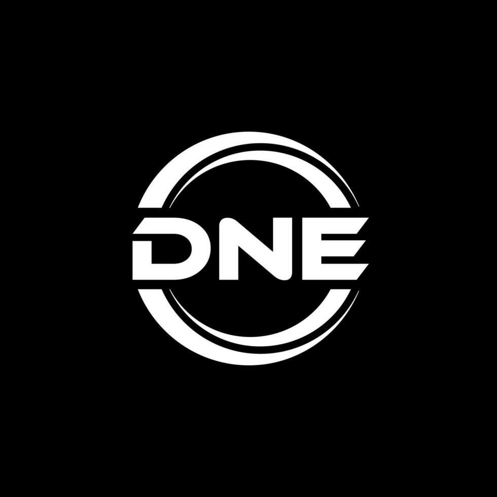DNE Logo Design, Inspiration for a Unique Identity. Modern Elegance and Creative Design. Watermark Your Success with the Striking this Logo. vector