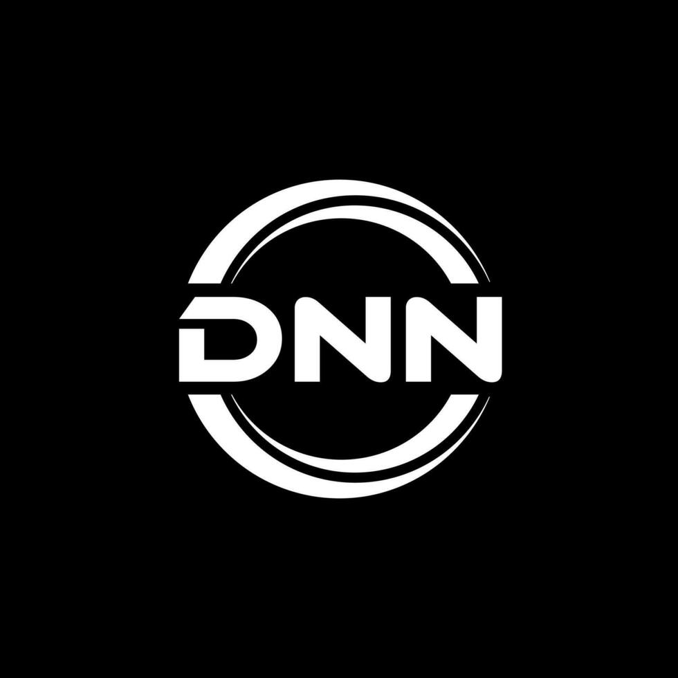 DNN Logo Design, Inspiration for a Unique Identity. Modern Elegance and Creative Design. Watermark Your Success with the Striking this Logo. vector
