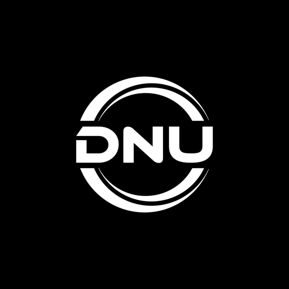 DNU Logo Design, Inspiration for a Unique Identity. Modern Elegance and Creative Design. Watermark Your Success with the Striking this Logo. vector