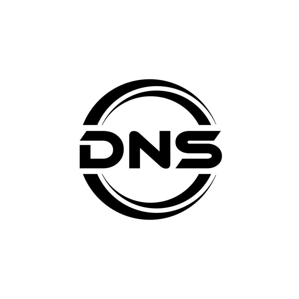 DNS Logo Design, Inspiration for a Unique Identity. Modern Elegance and Creative Design. Watermark Your Success with the Striking this Logo. vector
