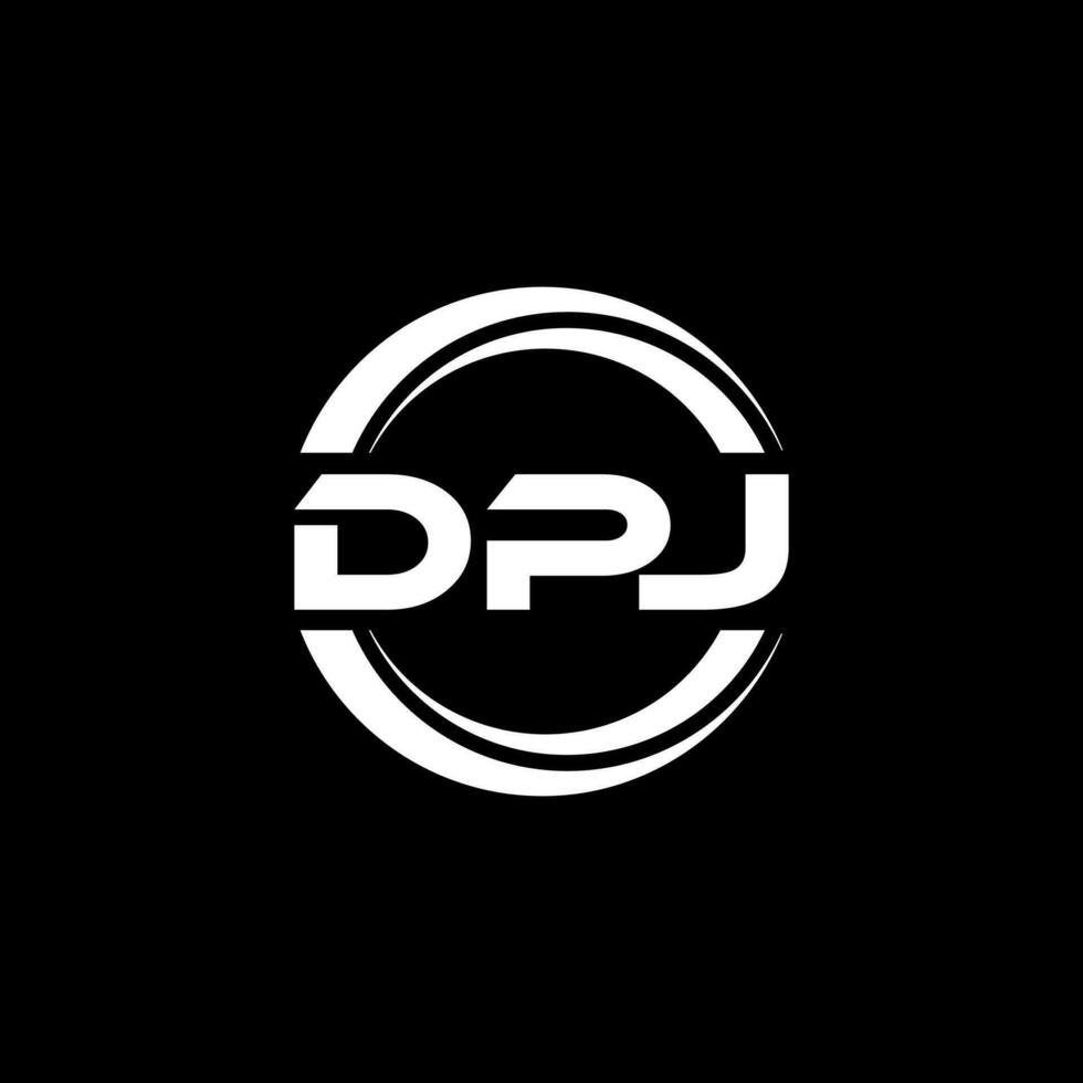 DPJ Logo Design, Inspiration for a Unique Identity. Modern Elegance and Creative Design. Watermark Your Success with the Striking this Logo. vector