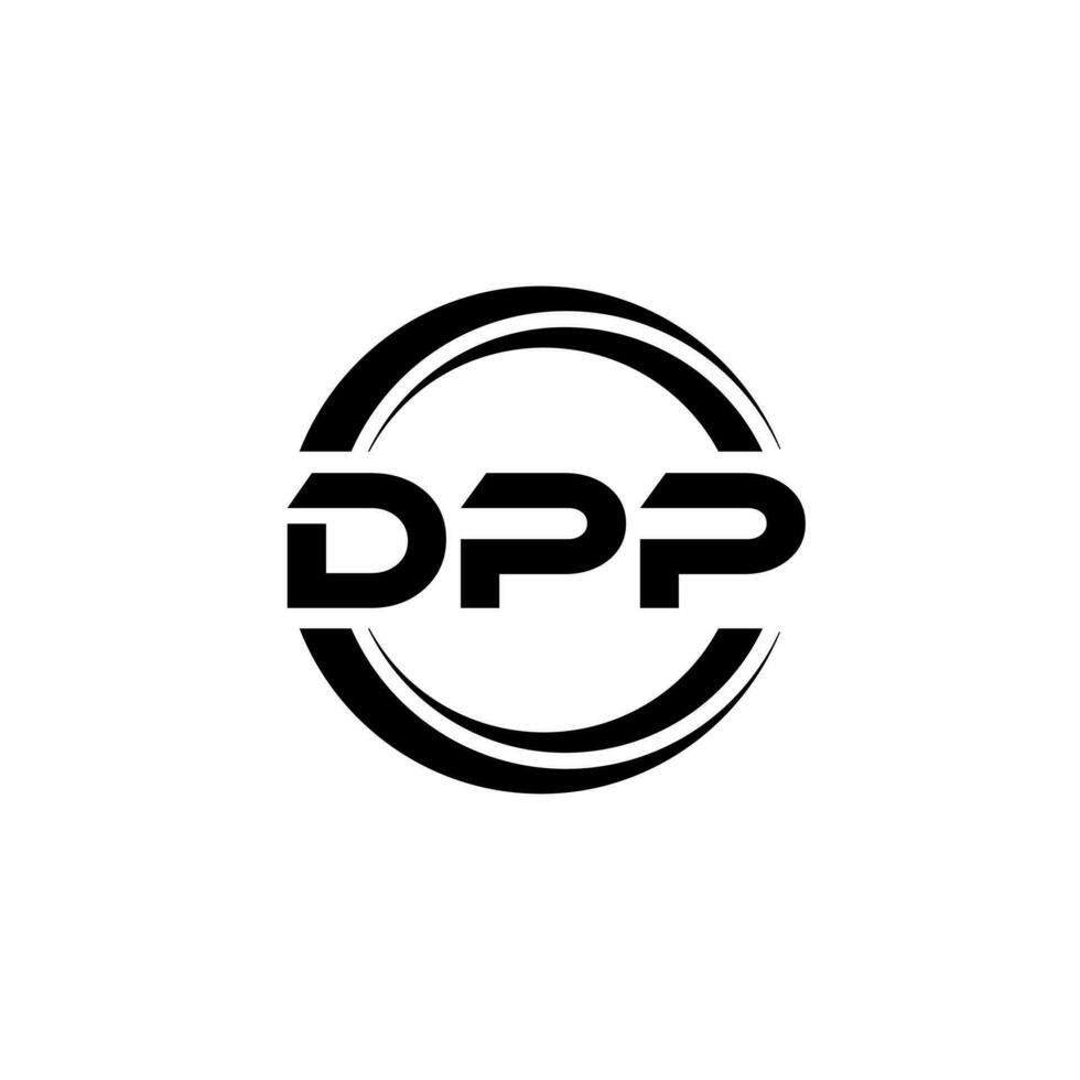 DPP logo diseño, inspiración para un único identidad. moderno elegancia y creativo diseño. filigrana tu éxito con el sorprendentes esta logo. vector
