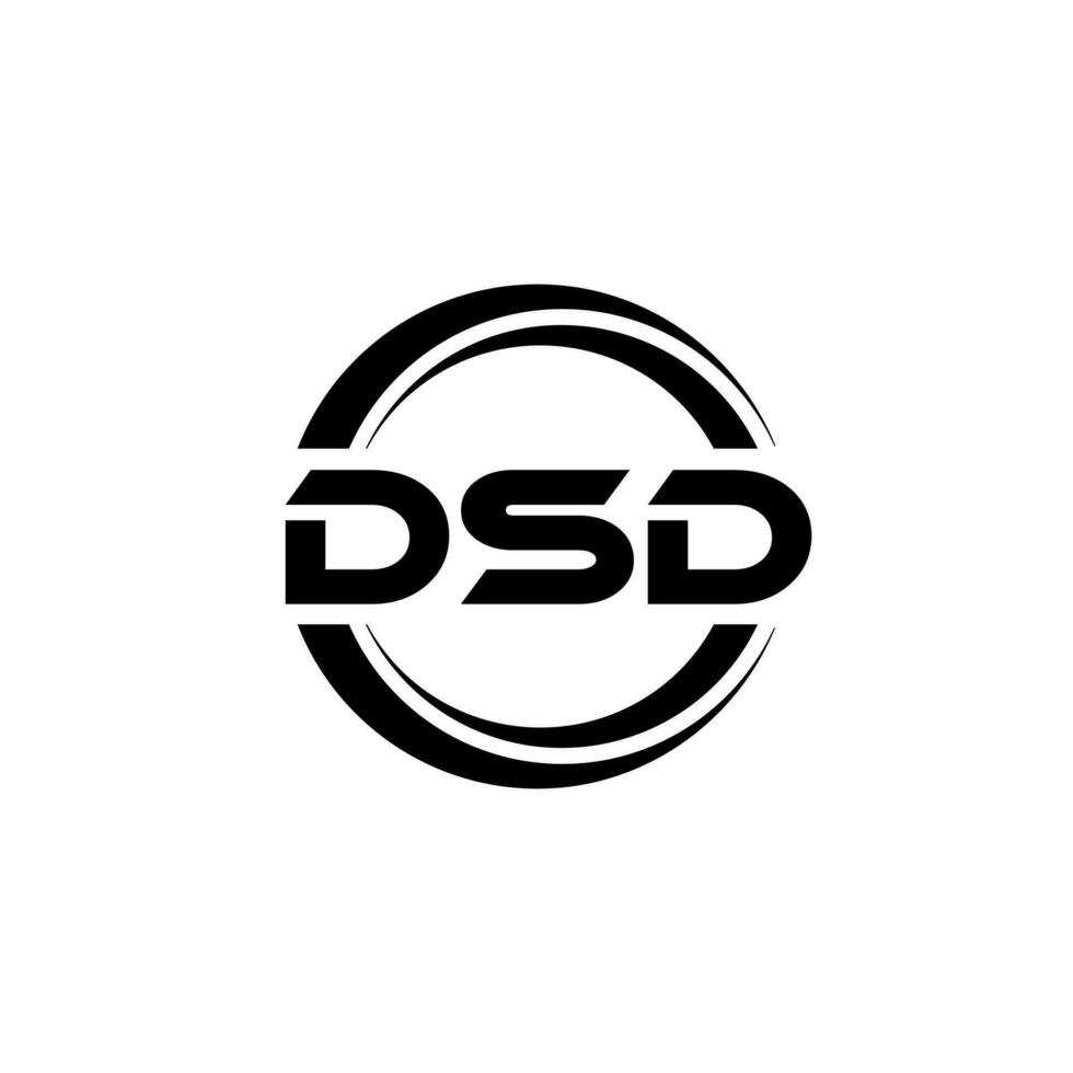 dsd logo diseño, inspiración para un único identidad. moderno elegancia y creativo diseño. filigrana tu éxito con el sorprendentes esta logo. vector