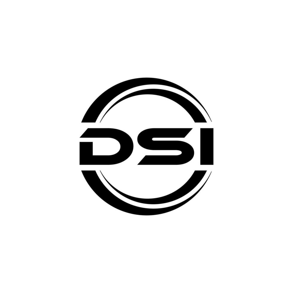 DSI Logo Design, Inspiration for a Unique Identity. Modern Elegance and Creative Design. Watermark Your Success with the Striking this Logo. vector