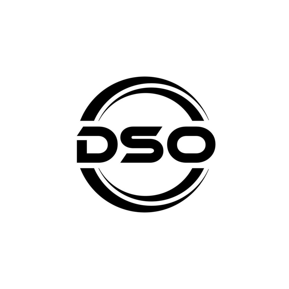 dso logo diseño, inspiración para un único identidad. moderno elegancia y creativo diseño. filigrana tu éxito con el sorprendentes esta logo. vector