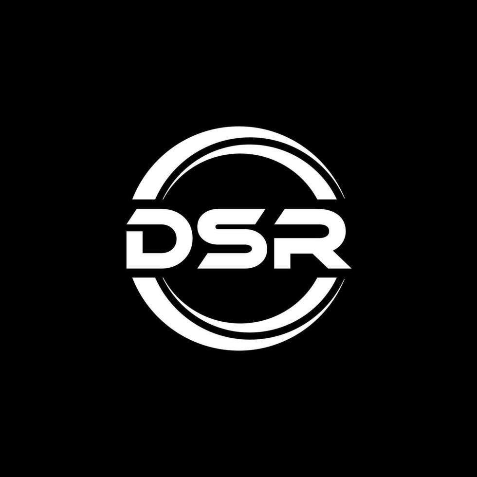 dsr logo diseño, inspiración para un único identidad. moderno elegancia y creativo diseño. filigrana tu éxito con el sorprendentes esta logo. vector