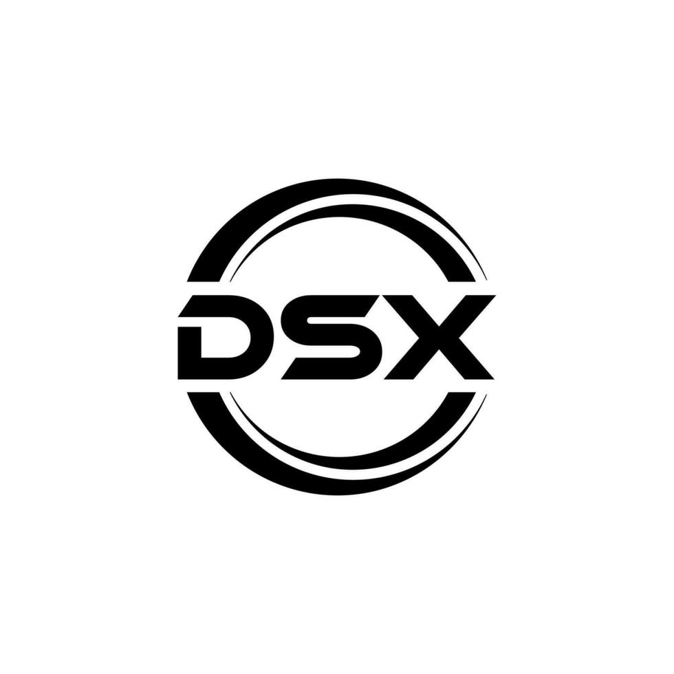 dsx logo diseño, inspiración para un único identidad. moderno elegancia y creativo diseño. filigrana tu éxito con el sorprendentes esta logo. vector