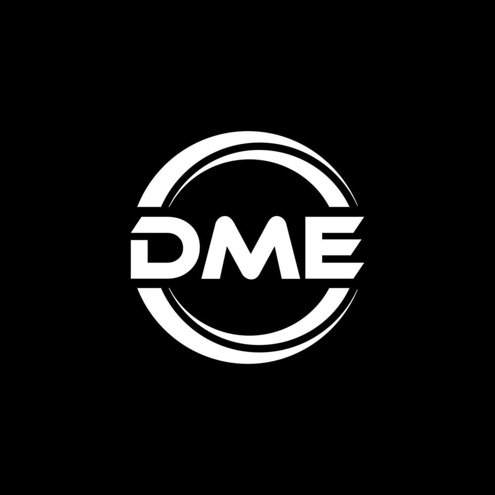 DME Logo Design, Inspiration for a Unique Identity. Modern Elegance and Creative Design. Watermark Your Success with the Striking this Logo. vector