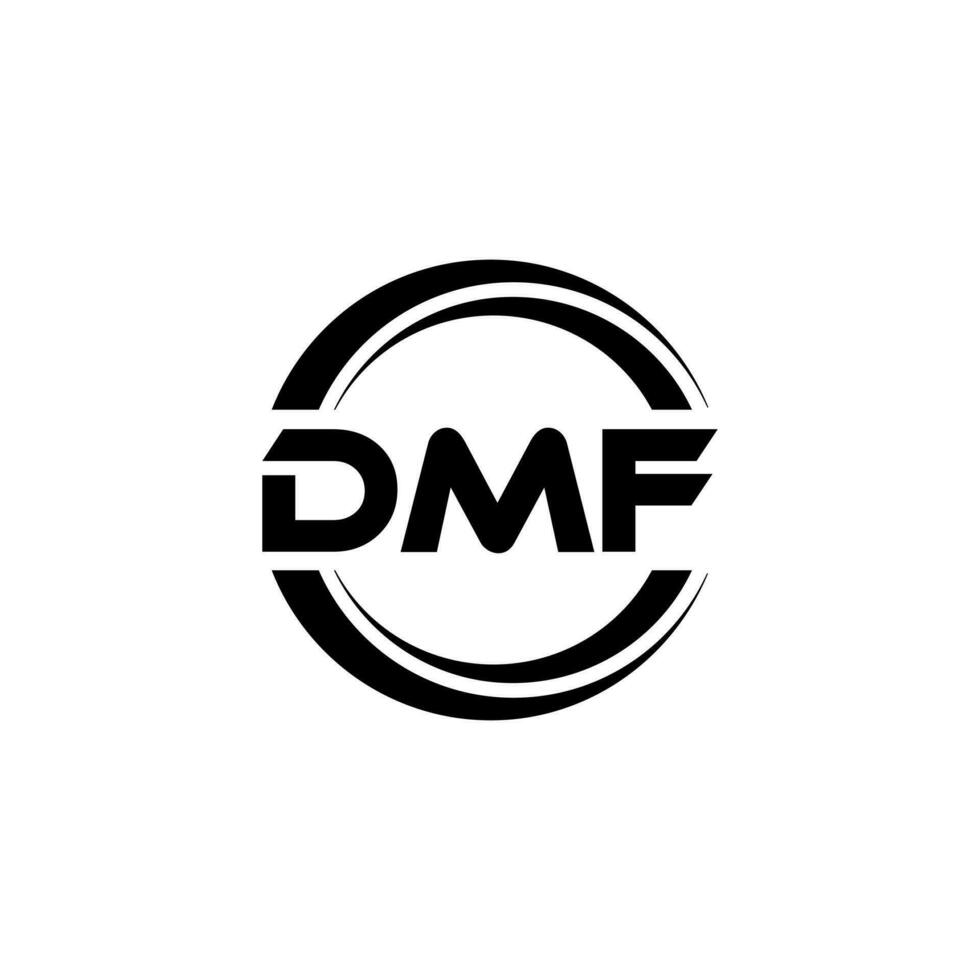 DMF Logo Design, Inspiration for a Unique Identity. Modern Elegance and Creative Design. Watermark Your Success with the Striking this Logo. vector