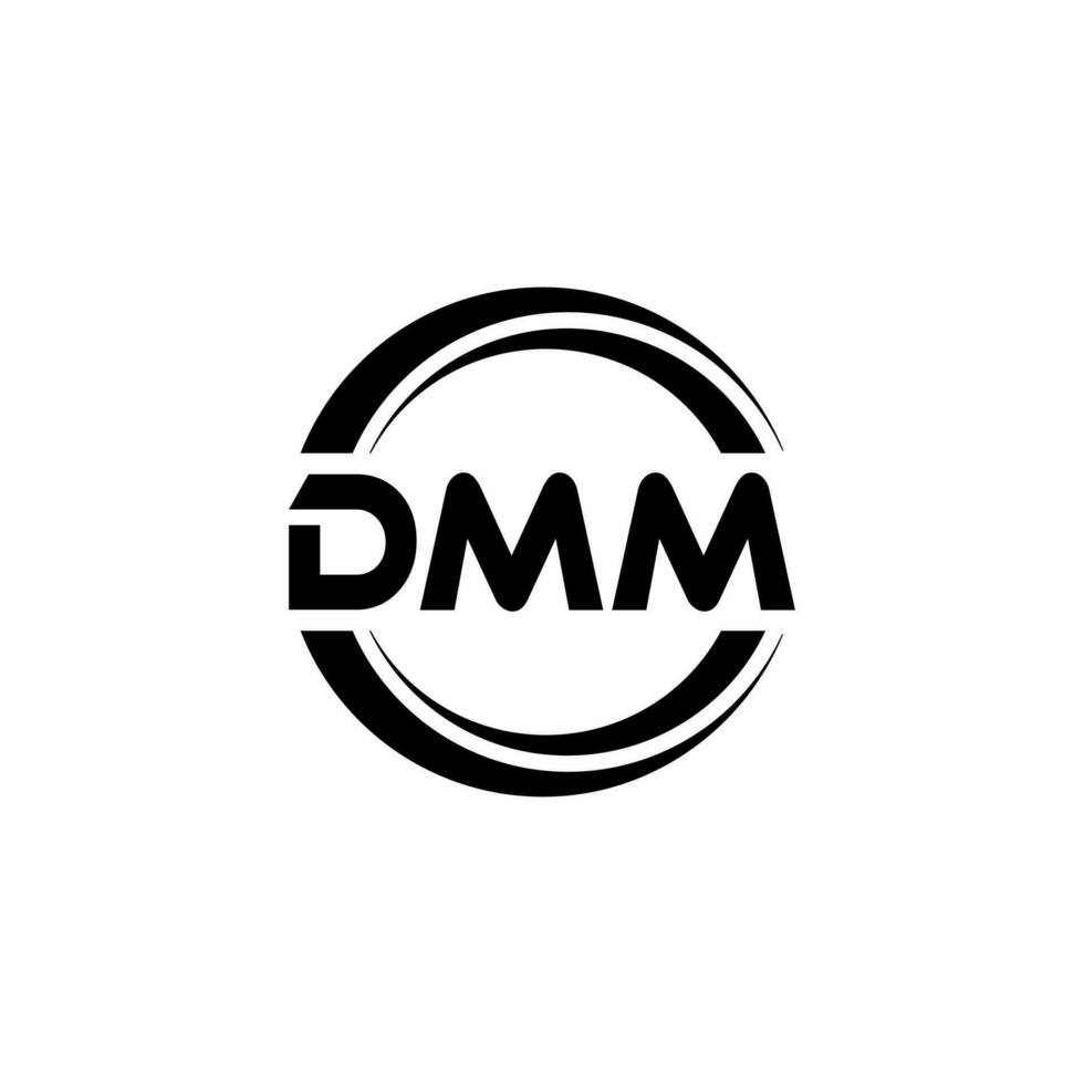 DMM Logo Design, Inspiration for a Unique Identity. Modern Elegance and Creative Design. Watermark Your Success with the Striking this Logo. vector
