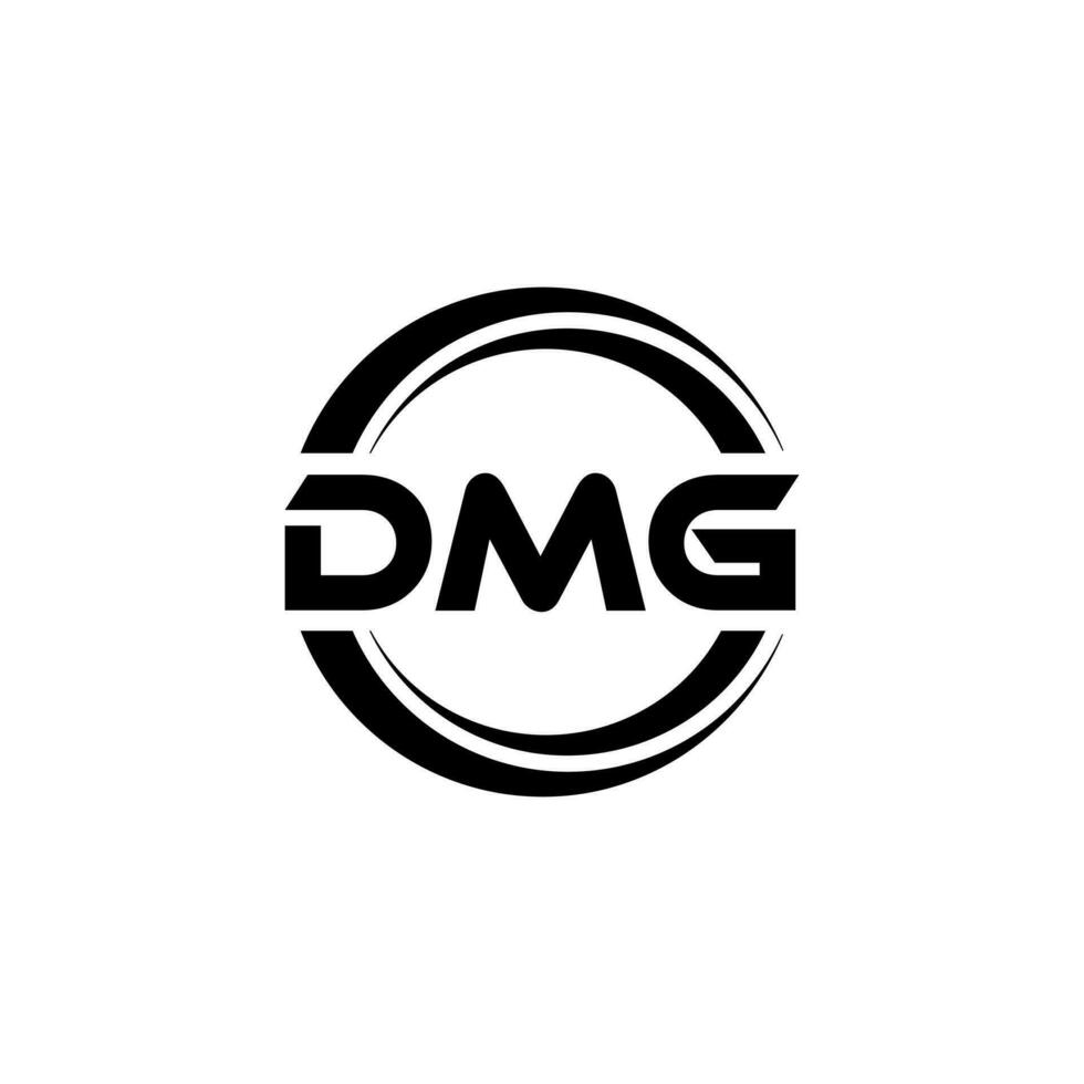 DMG logo diseño, inspiración para un único identidad. moderno elegancia y creativo diseño. filigrana tu éxito con el sorprendentes esta logo. vector