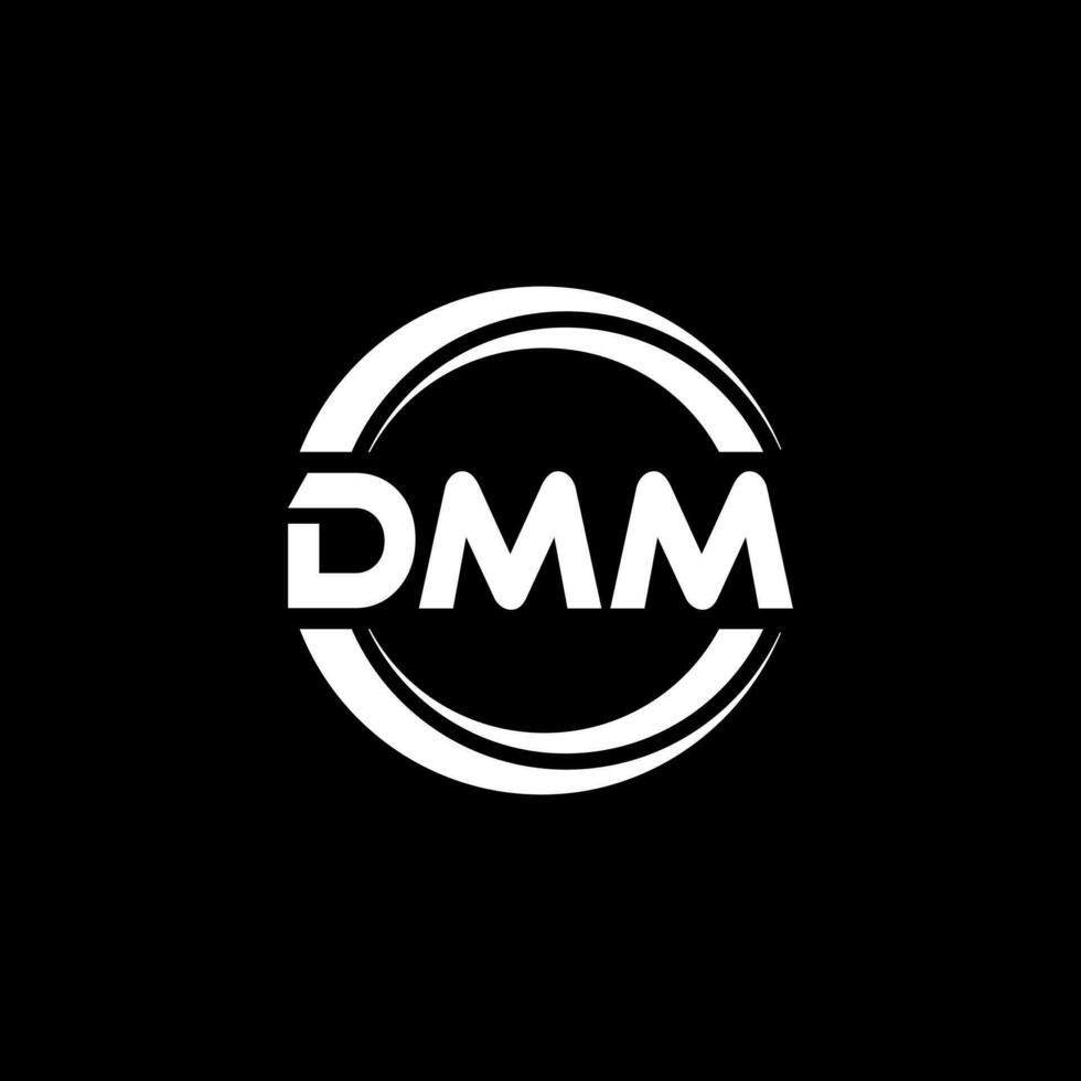 DMM Logo Design, Inspiration for a Unique Identity. Modern Elegance and Creative Design. Watermark Your Success with the Striking this Logo. vector