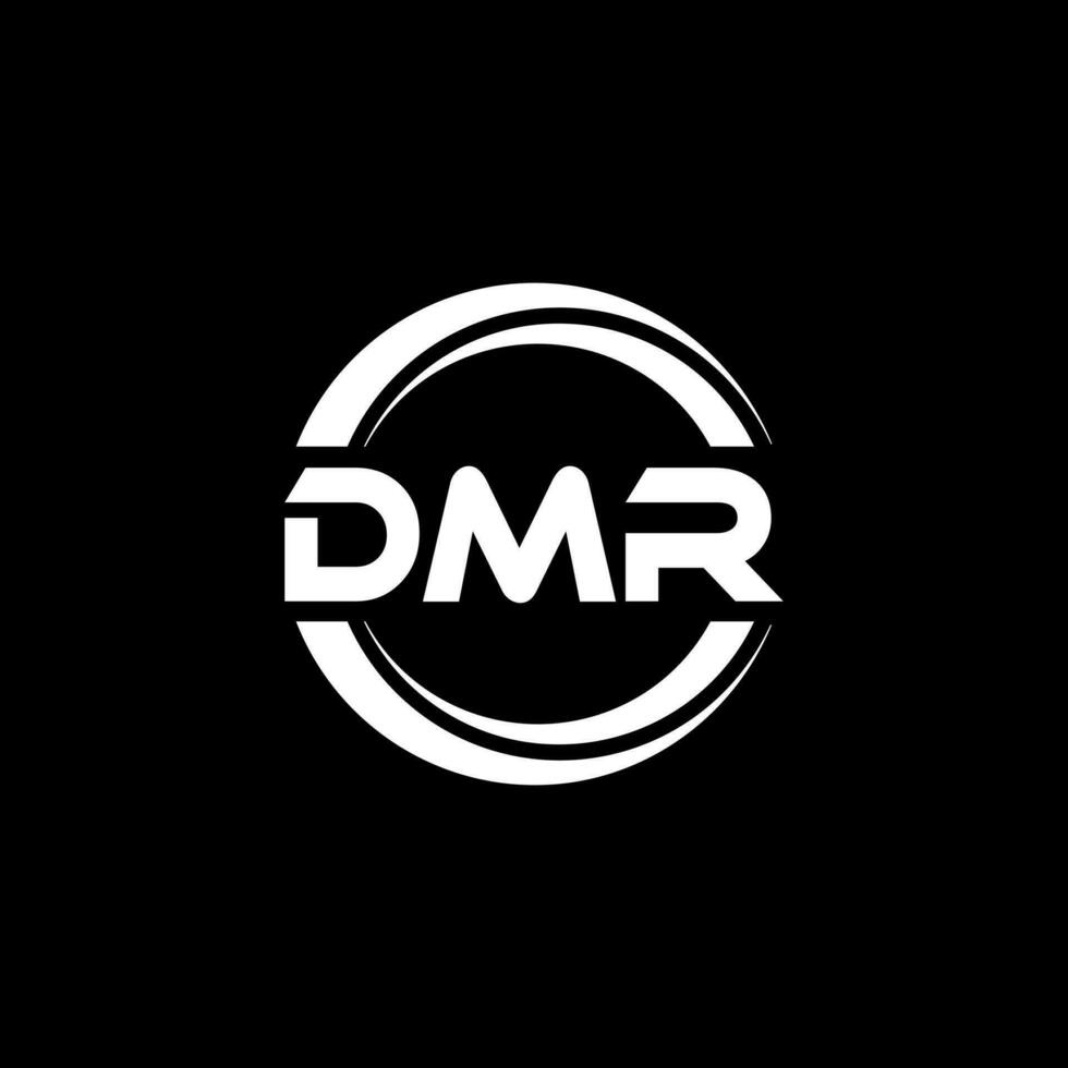 dmr logo diseño, inspiración para un único identidad. moderno elegancia y creativo diseño. filigrana tu éxito con el sorprendentes esta logo. vector