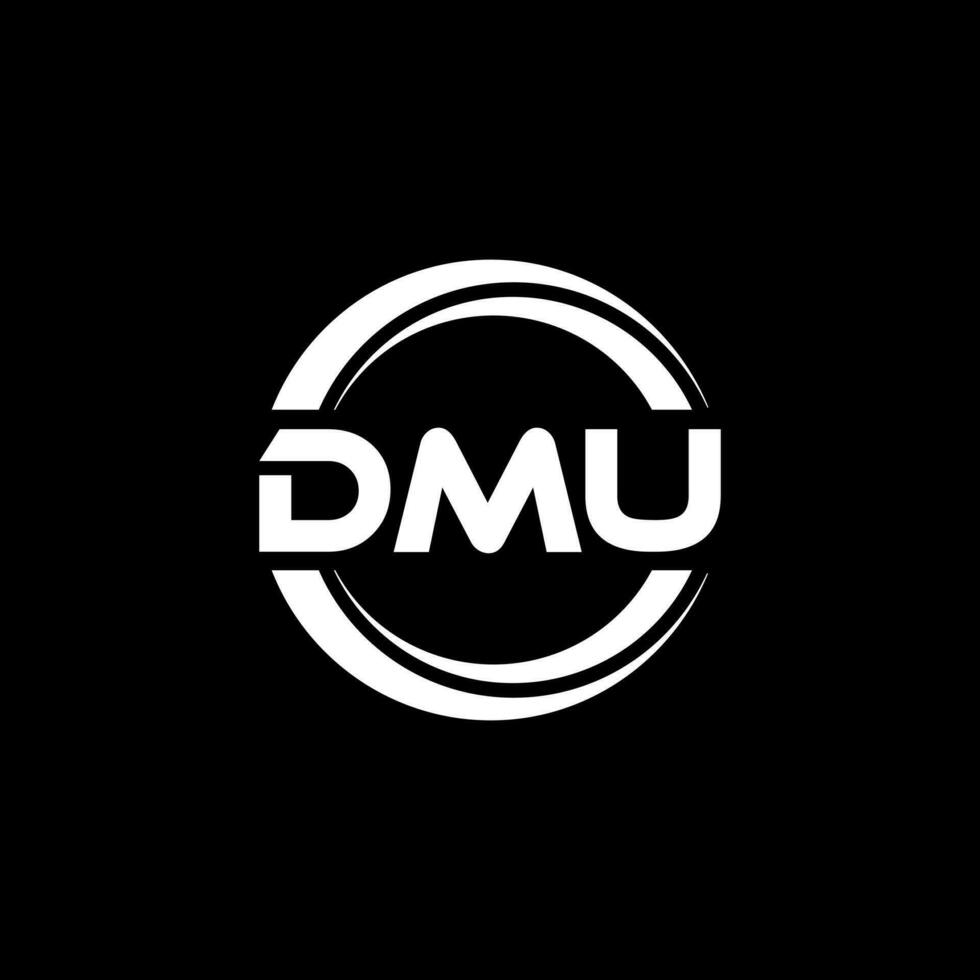 DMU Logo Design, Inspiration for a Unique Identity. Modern Elegance and Creative Design. Watermark Your Success with the Striking this Logo. vector