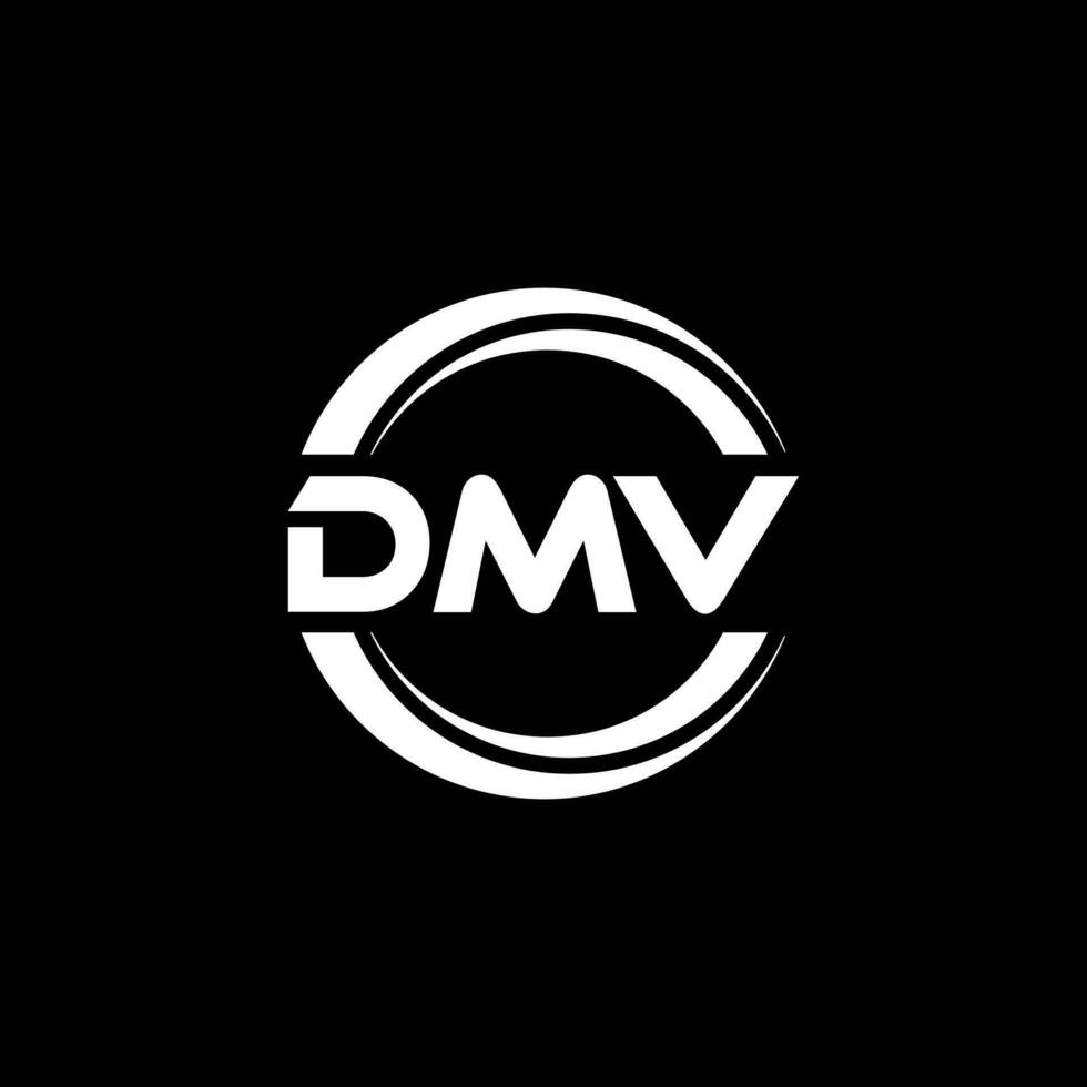 DMV Logo Design, Inspiration for a Unique Identity. Modern Elegance and Creative Design. Watermark Your Success with the Striking this Logo. vector