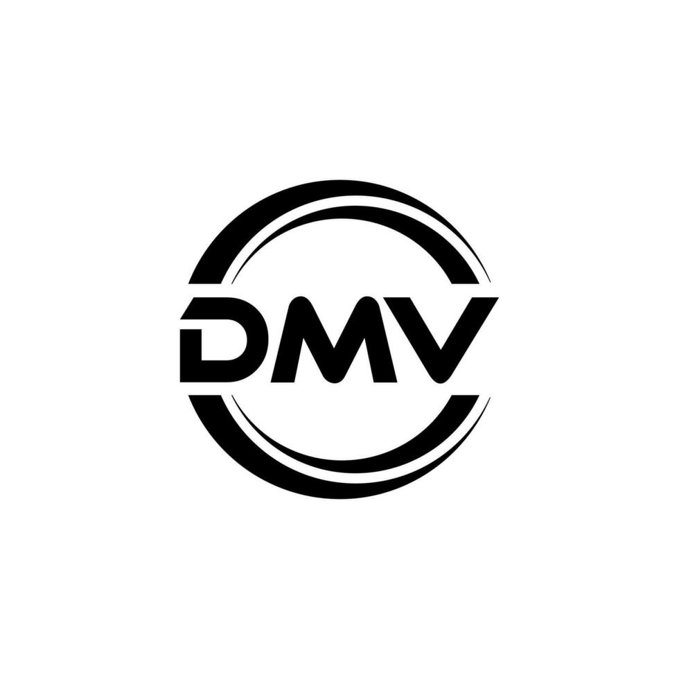 DMV Logo Design, Inspiration for a Unique Identity. Modern Elegance and Creative Design. Watermark Your Success with the Striking this Logo. vector