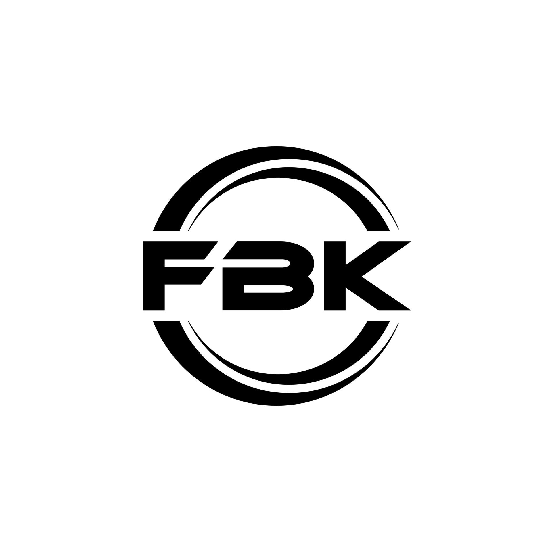 FBK Logo Design, Inspiration for a Unique Identity. Modern Elegance and