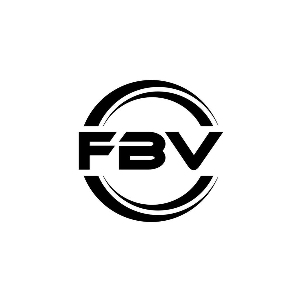 FBV Logo Design, Inspiration for a Unique Identity. Modern Elegance and Creative Design. Watermark Your Success with the Striking this Logo. vector